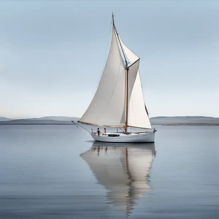 Visual representation of "go to sea" - Leaving the shore or harbor to sail in the open sea.