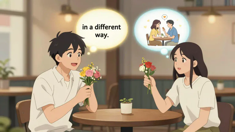 Visual representation of "otherwise" - In a different way or manner.