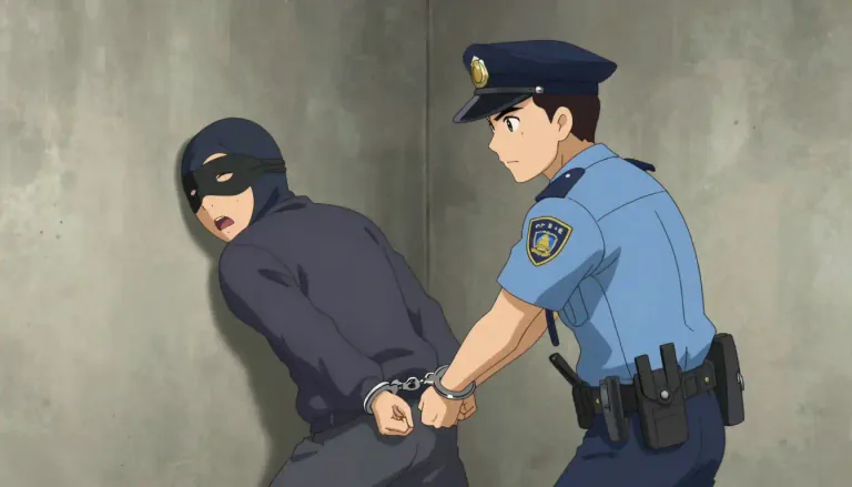 Visual representation of "apprehend" - To capture or arrest someone, especially a criminal