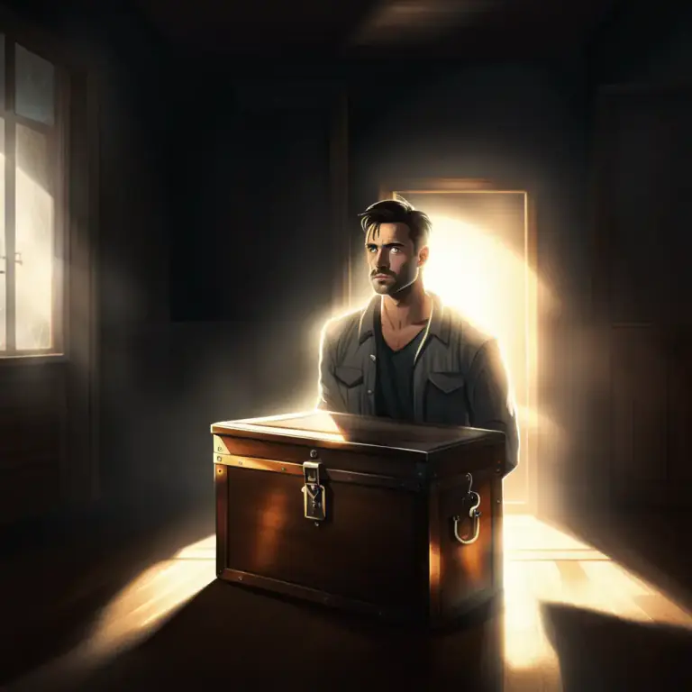 Visual representation of "deep down" - In reality or truth, even if it is not obvious or expressed openly
