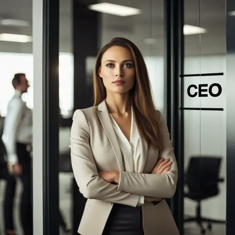 Visual representation of "superwoman" - A powerful and successful woman