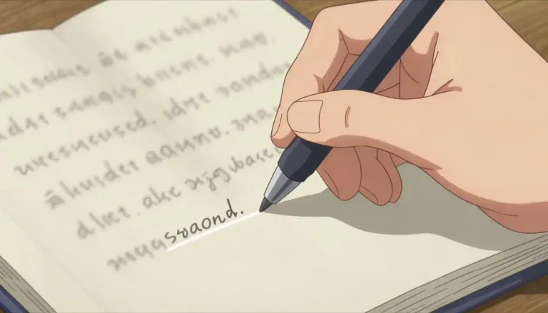 Visual representation of "underline" - To draw a line beneath a word or phrase to visually emphasize or highlight it.