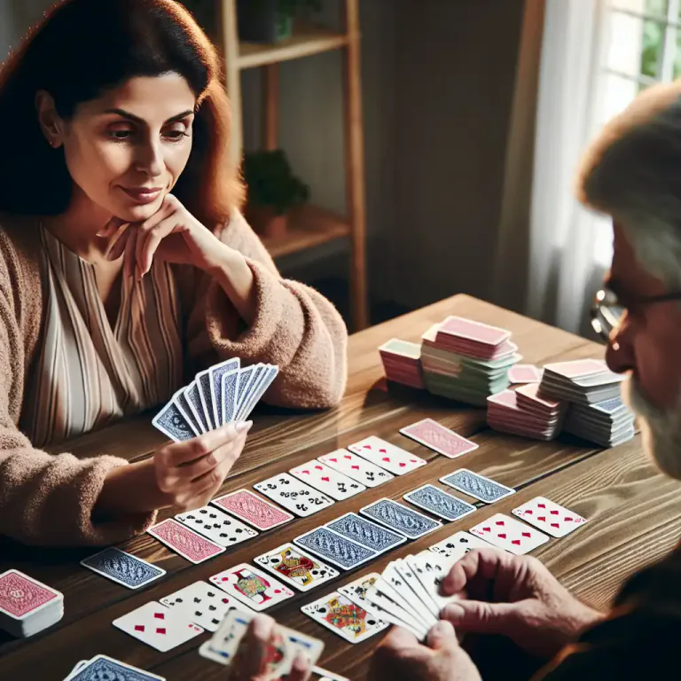 Visual representation of "talon" - In cards, the remaining part of the pack that players draw cards from.