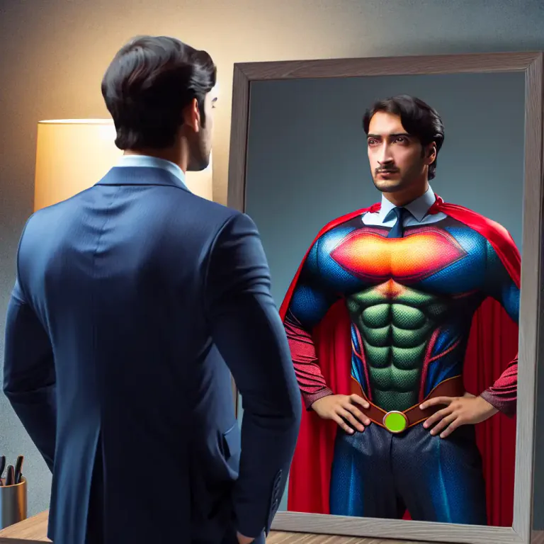 Visual representation of "non" - A person who is not what they seem or claim to be