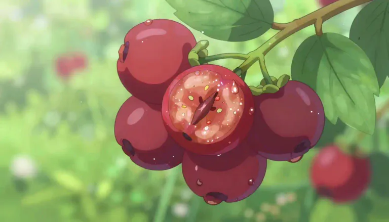 Visual representation of "berry" - A small roundish juicy fruit without a stone.