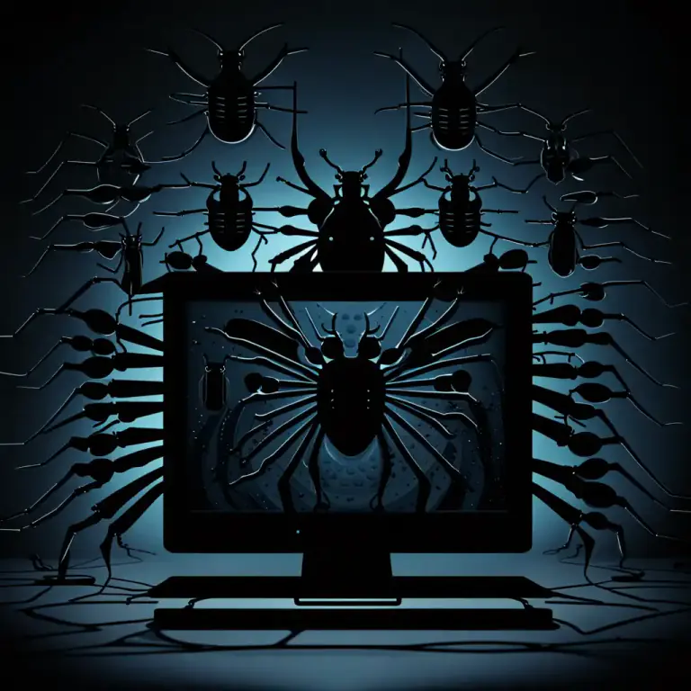 Visual representation of "threat" - In computing, a potential event or action that can harm a system