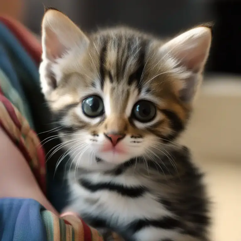 Visual representation of "tabby" - Describing a cat with a striped or brindled coat.