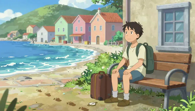 Visual representation of "sojourn" - A short stay or visit at a place