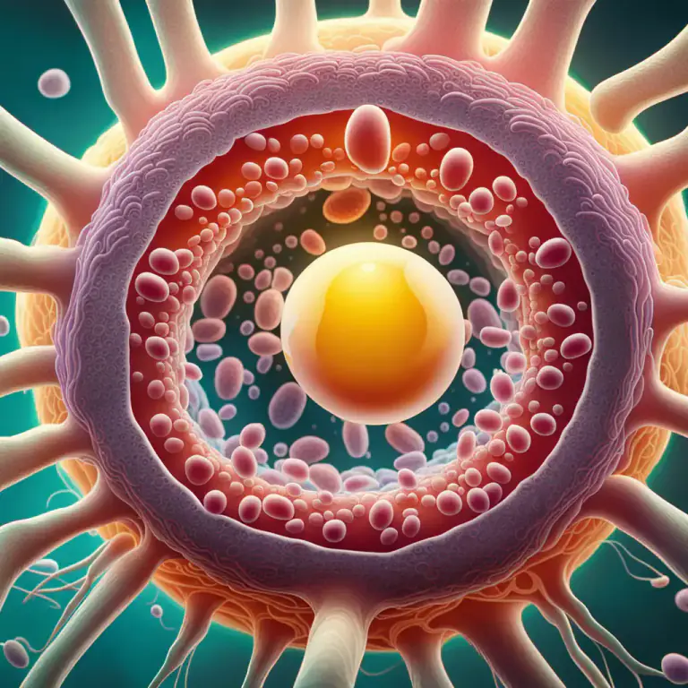 Visual representation of "egg" - In mammals, an egg is one of the tiny cells from a female's ovaries which can develop into a baby.