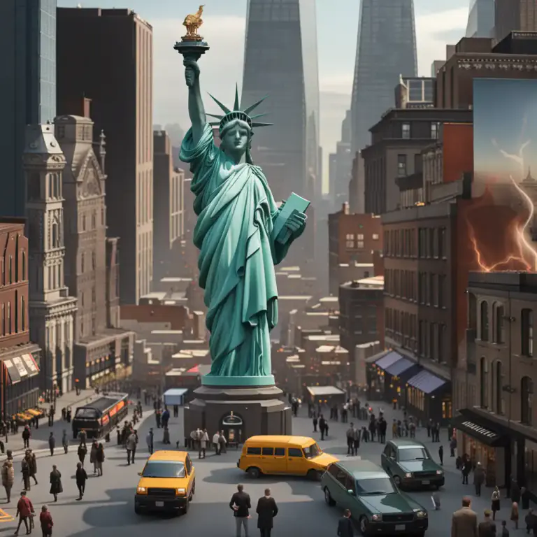 Visual representation of "americanize" - To adapt or suit so as to be acceptable to American taste