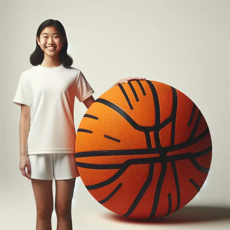 Visual representation of "basketball" - It's the big, round ball used in the game of basketball.