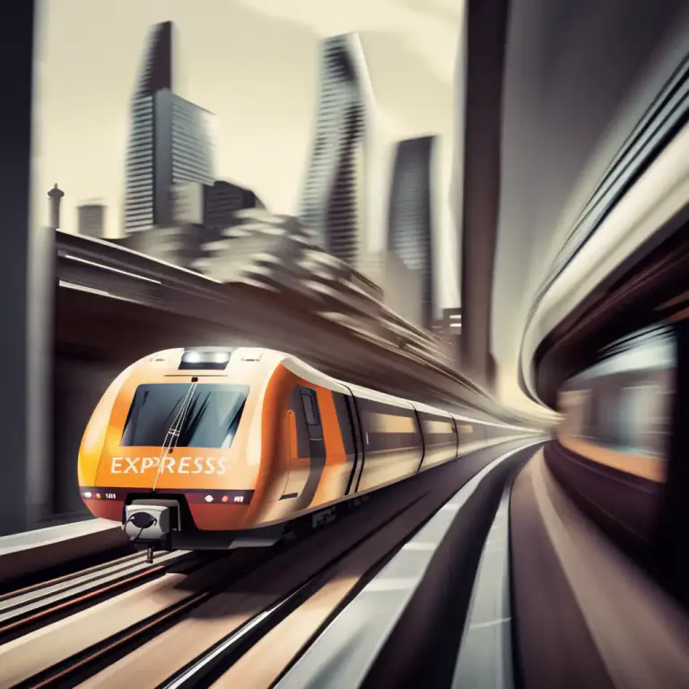 Visual representation of "express" - Fast and direct