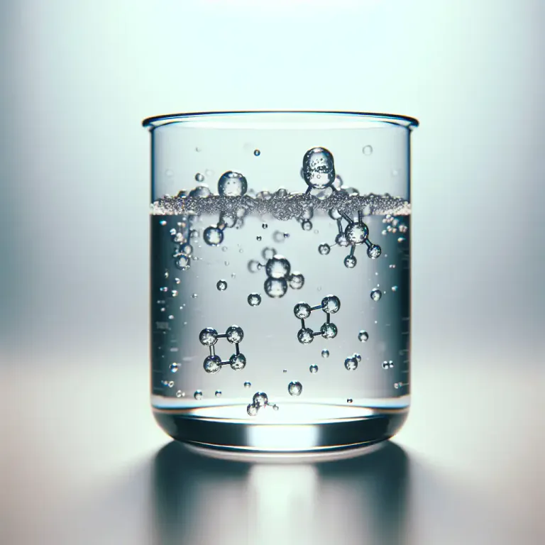 Visual representation of "dissociate" - In chemistry, to cause a compound to separate into its component ions