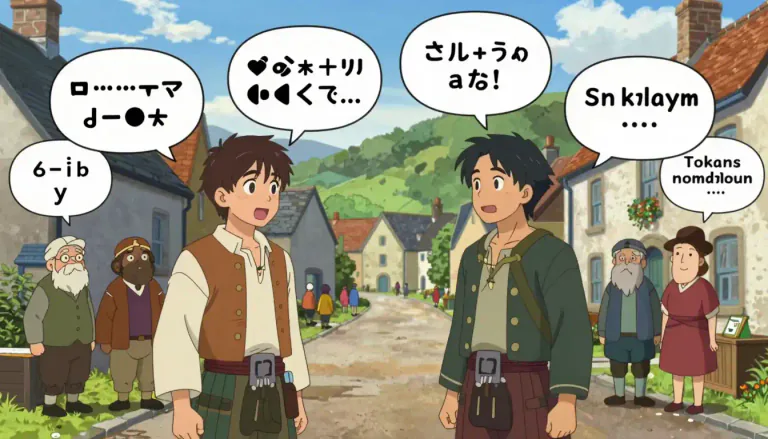 Visual representation of "dialect" - A form of a language that is spoken in one area with local words and grammar