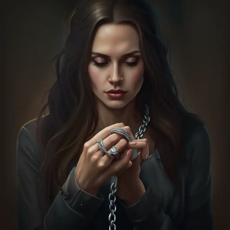 Visual representation of "break off" - To end a relationship or agreement suddenly or prematurely