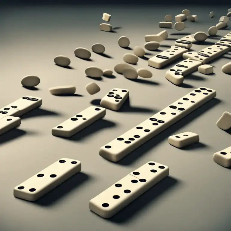 Visual representation of "on top" - Close together in space or time