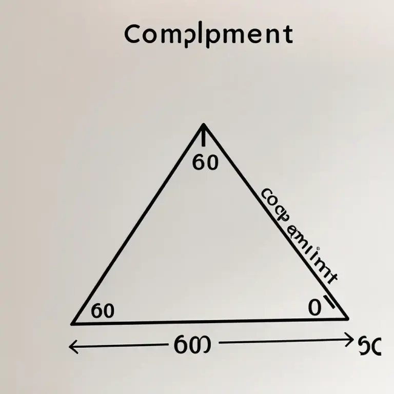 Visual representation of "complement" - A number or amount needed to make something complete.
