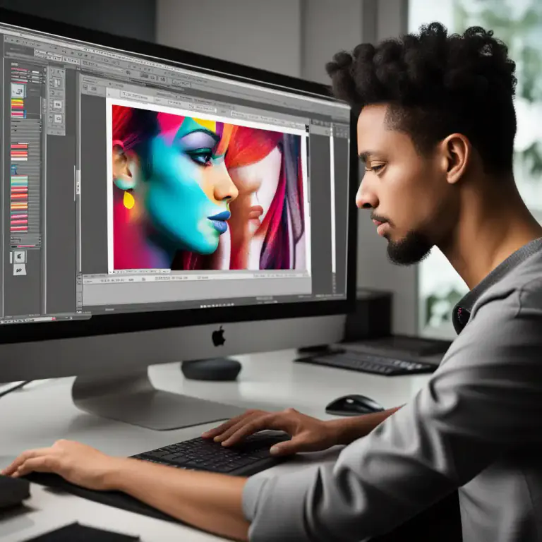 Visual representation of "adobe" - A software company known for programs like Photoshop and Acrobat.