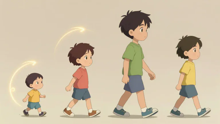 Visual representation of "developmental" - Related to the process of growing or developing
