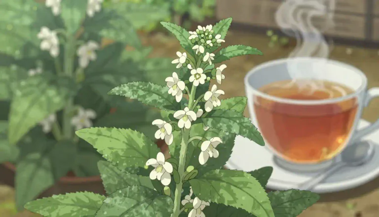 Visual representation of "horehound" - A type of herb, often used traditionally for its medicinal properties, particularly in cough remedies.