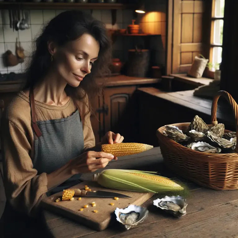 Visual representation of "shuck" - To remove the outer covering of corn or other grains