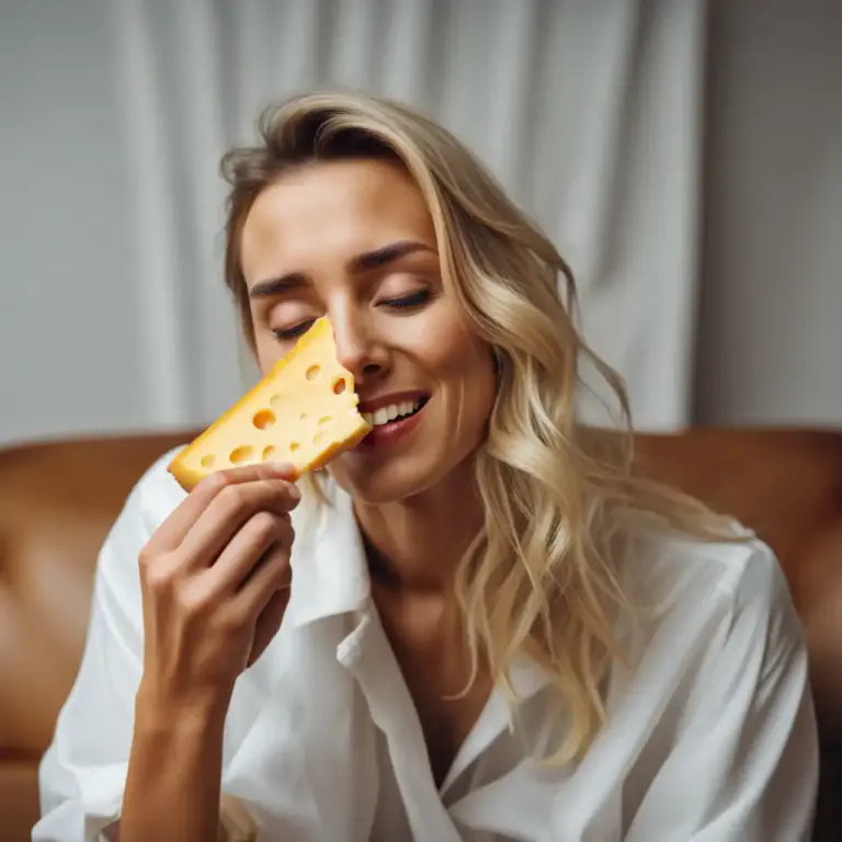 Visual representation of "nibble" - A small, casual bite or a small amount of food