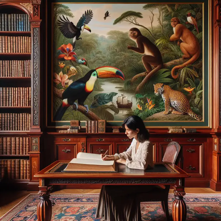 Visual representation of "fauna" - A book or other work that describes the animals of a particular region or period.