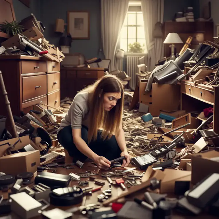 Visual representation of "not know where to look" - To be confused or unsure about where to find something or someone.