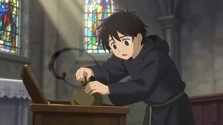 Visual representation of "sin" - An act against God's laws in a religious context