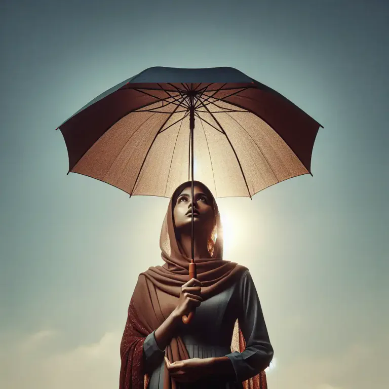 Visual representation of "overhead" - Above the level of the head; in the sky