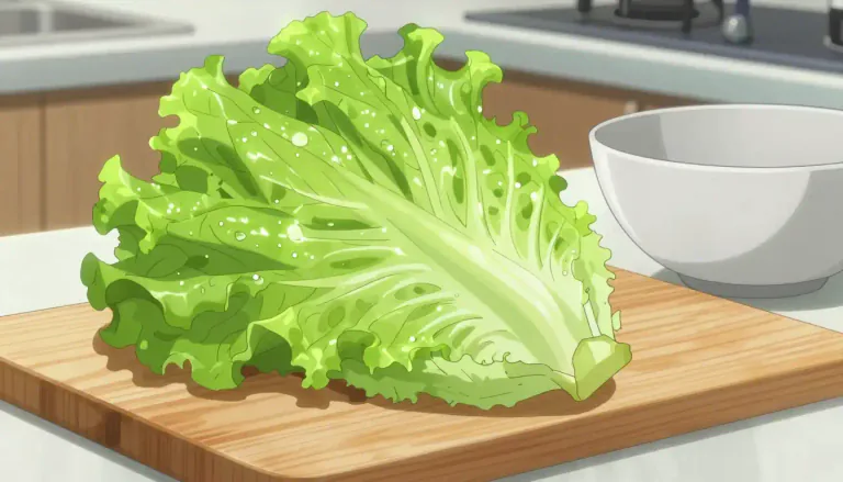 Visual representation of "lettuce" - A type of green plant that is often used in salads.