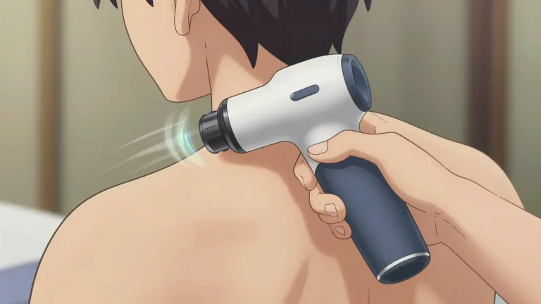 Visual representation of "vibrator" - A device that shakes or moves back and forth very quickly, often used for massage or sexual pleasure.