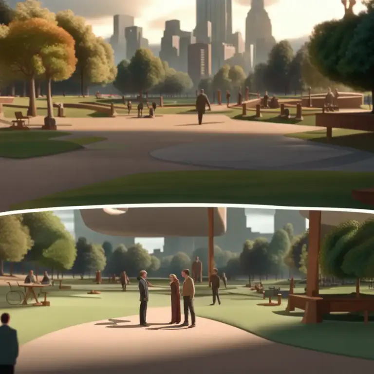 Visual representation of "cutaway" - In film, television or music, a fast change from one scene to another or a shot that shows something different from the main action.