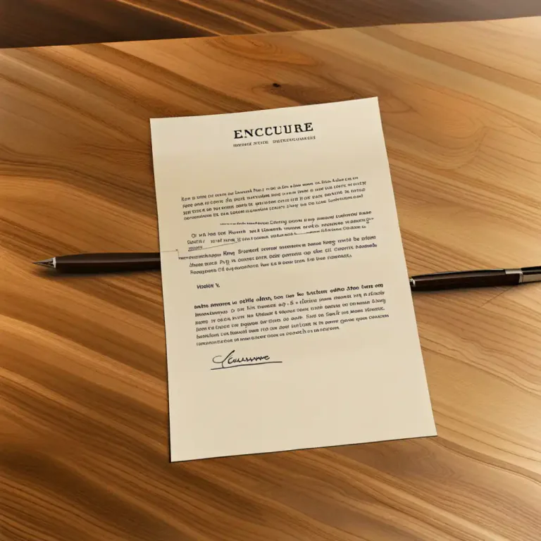 Visual representation of "enclosure" - Something that is added to a letter or package