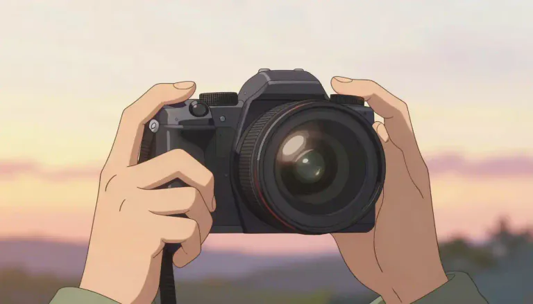 Visual representation of "camera" - A device used to capture pictures or videos
