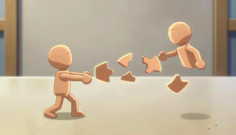 Visual representation of "separable" - Something that can be separated or divided into parts.