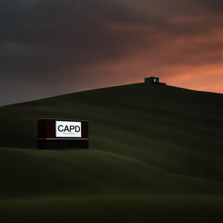 Visual representation of "sundown" - It is a period of declining fortunes or power.