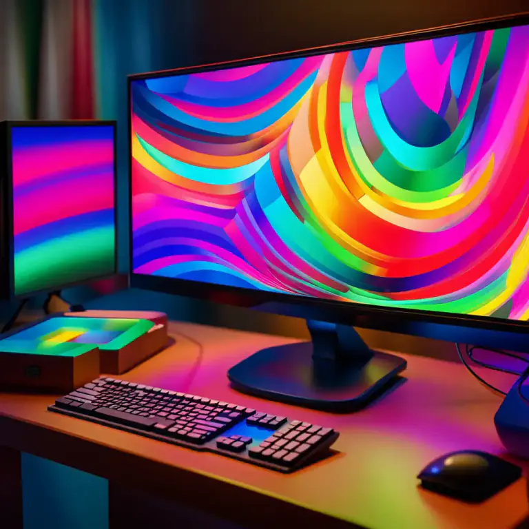 Visual representation of "gamut" - The range of colours that can be displayed or printed
