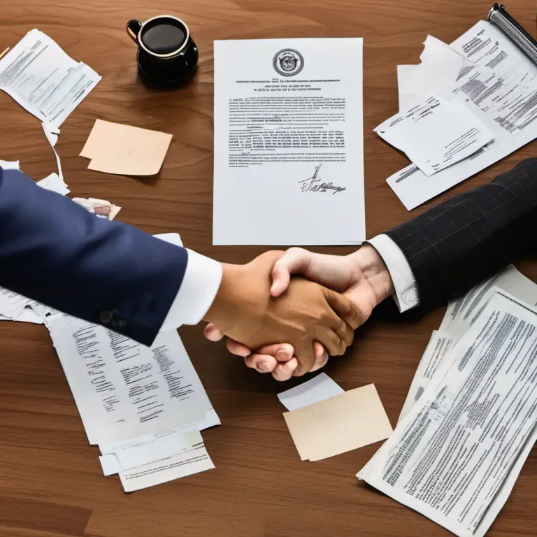 Visual representation of "settle" - To reach a legal agreement