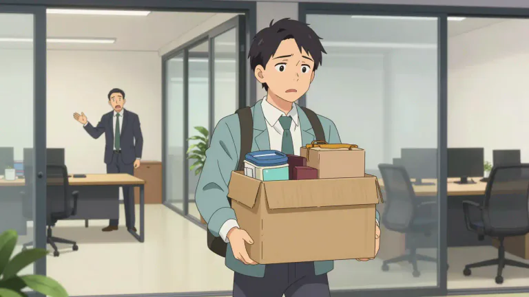 Visual representation of "redundant" - Being laid off from a job because your position is no longer needed.