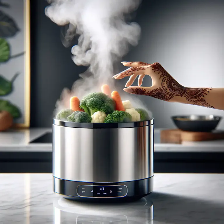 Visual representation of "steamer" - An appliance that uses steam to cook or heat things