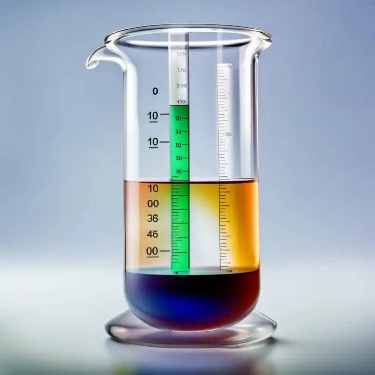 Visual representation of "molar" - Describing a substance's concentration in terms of the amount of substance in a given volume.