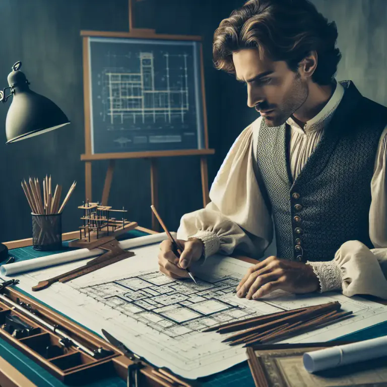 Visual representation of "draftsman" - A person who is skilled at drawing or sketching.