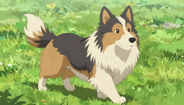 Visual representation of "beardie" - A breed of small herding dog, known as bearded collie, which is characterized by a long, hairy coat.