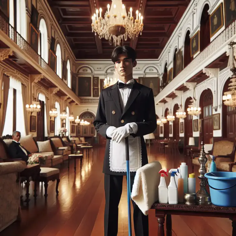 Visual representation of "boy" - A male servant or employee, regardless of age.
