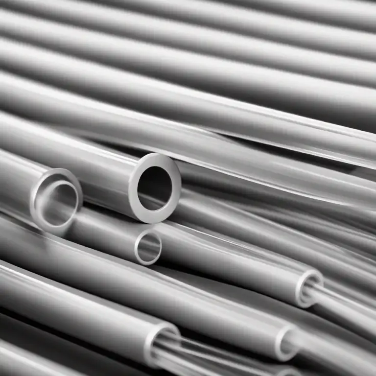 Visual representation of "extrusion" - A piece or pieces that are created by the process of pushing or pulling a material through a shape.