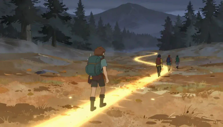 Visual representation of "trailblazing" - Being the first to do something significant, often leading the way for others