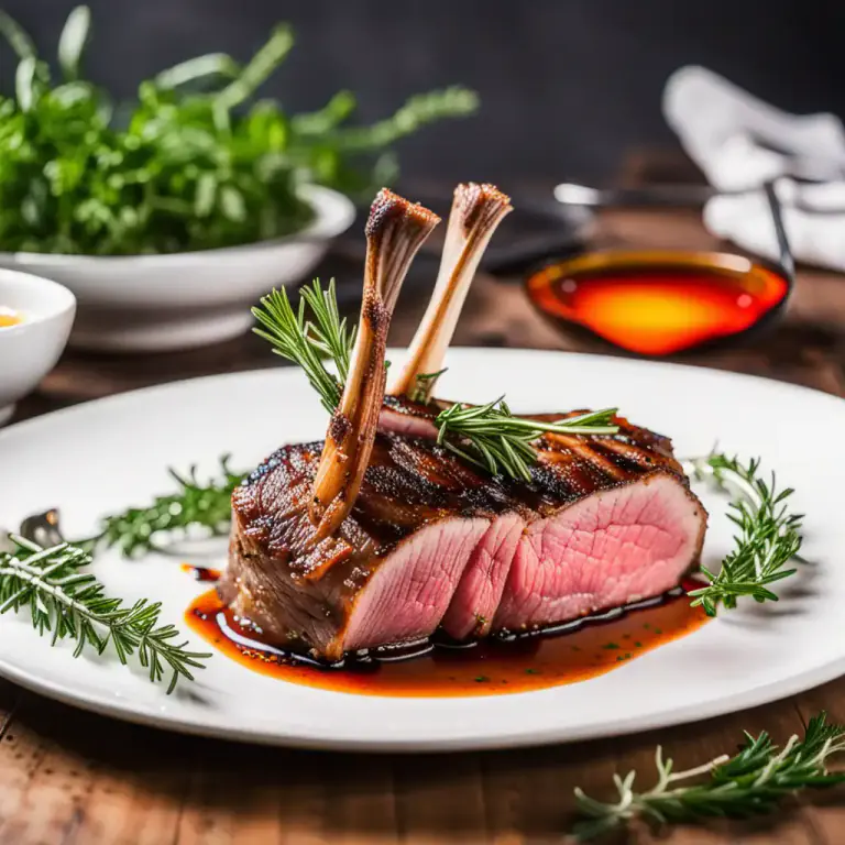 Visual representation of "saddle" - A thick cut of meat that includes parts of the two loins and the backbone