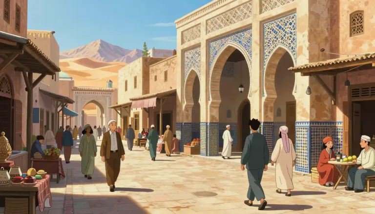 Visual representation of "moroccan" - Relating to Morocco or its people