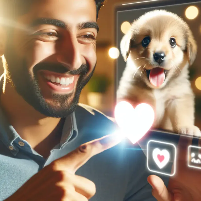 Visual representation of "woof" - A kind of button in a web page used for reactions